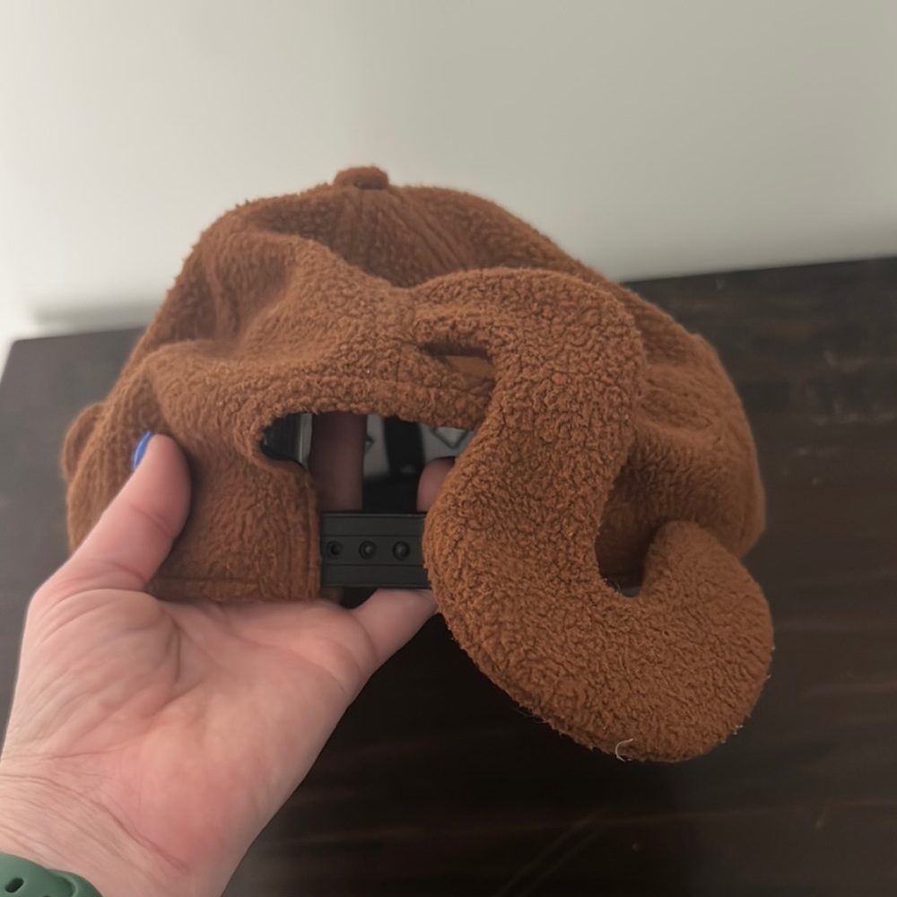 Neff Brown and Cream Monkey Hip Hop Hat Dance Cap - Picture 2 of 5